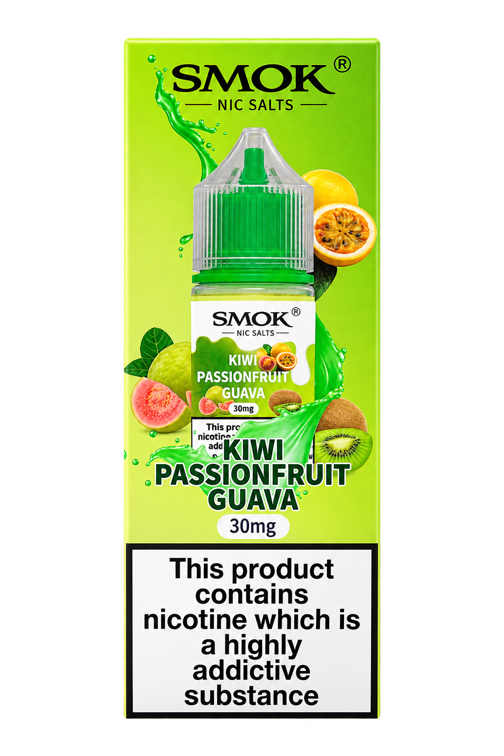 SMOK Nic Salt Kiwi Passionfruit Guava 30mg for Novo GO combo