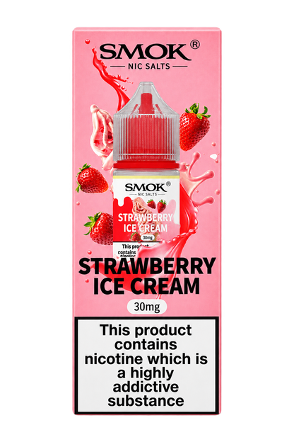 SMOK Nic Salt Strawberry Ice Cream 30mg for Novo GO combo