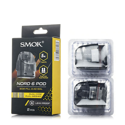 SMOK Nord 6 0.4 ohm replacement pod retail packaging