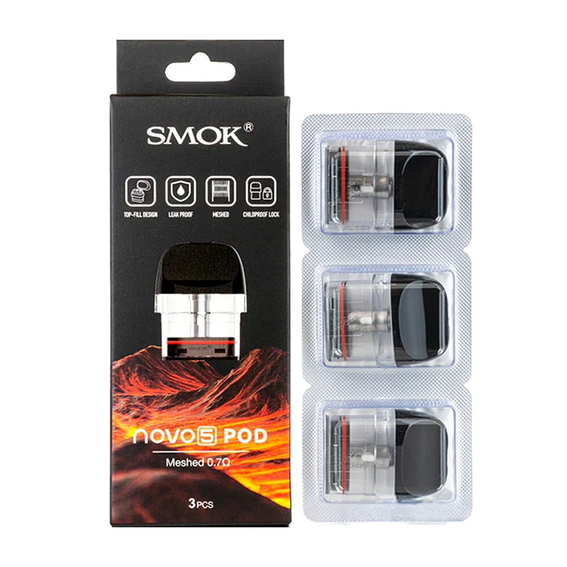 SMOK Novo 5 Meshed MTL 0.7 Ohm 2ml Replacement Pod