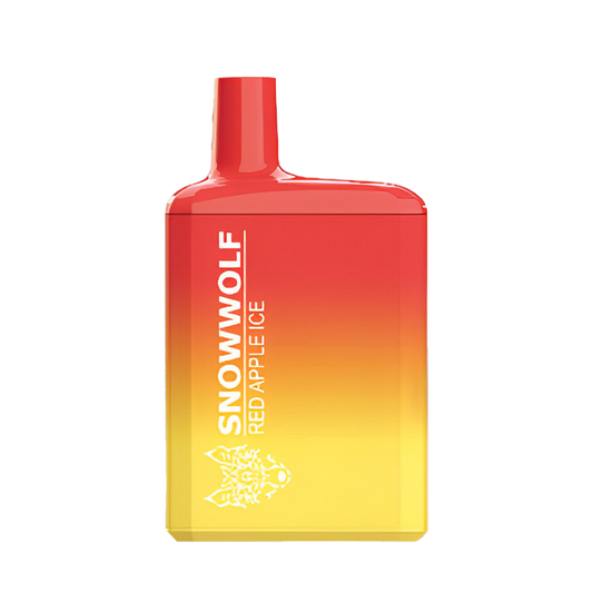 SnowWolf 3500 Disposable Vape Red Apple Ice 5% Nicotine