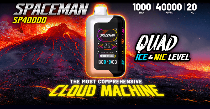 Spaceman SP40000 Vape Device – High-puff disposable vape with LED display – Coffee and Vape Shop South Africa