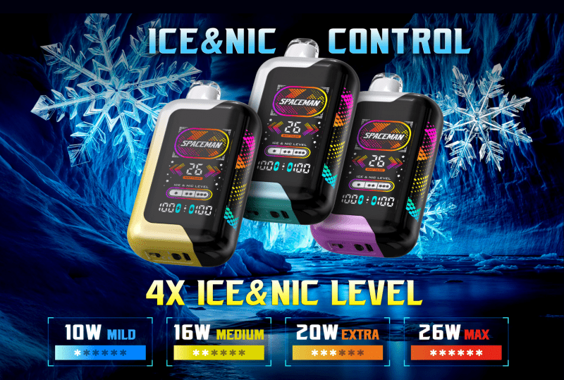 Spaceman SP40000 Vape Device – High-puff disposable vape with LED display – Coffee and Vape Shop South Africa