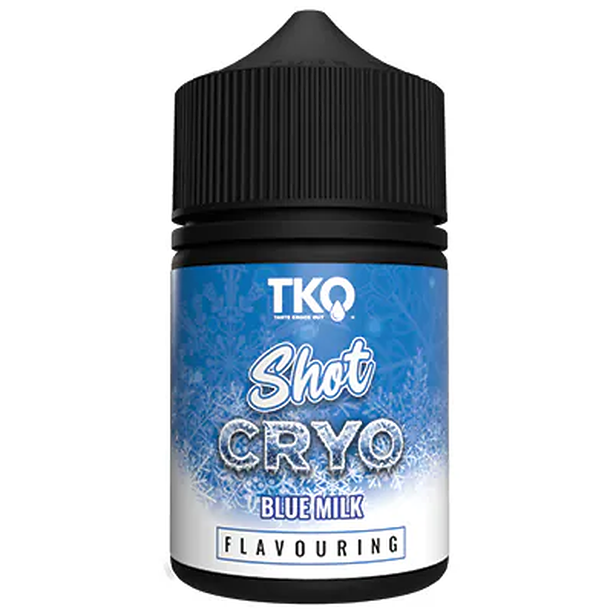 TKO Cryo Blue Milk 60ml MTL Salt Longfill flavour shot – white background
