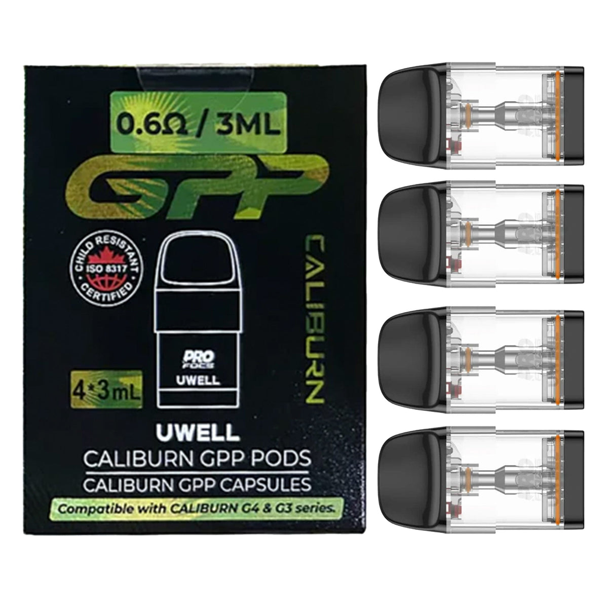 Uwell Caliburn GPP Top Fill Pod 0.6 Ohm 3ml