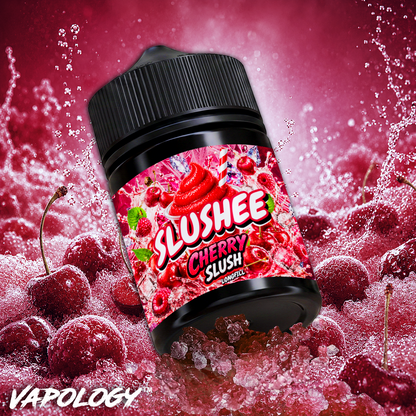 Vapology Slushee Cherry Slush 60ml longfill flavour shot bottle with cherries