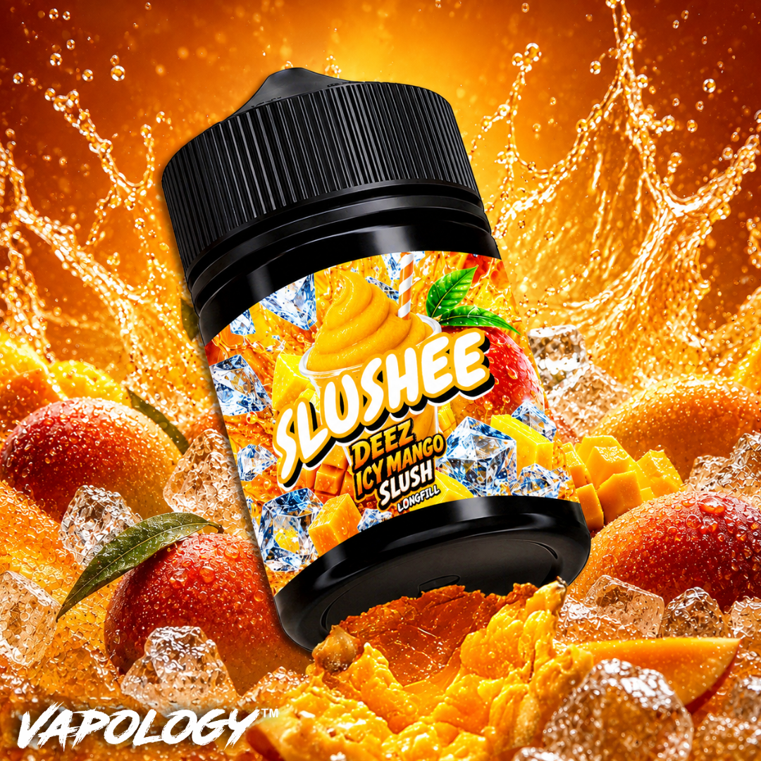 Vapology Slushee Mango Slush 60ml longfill flavour shot bottle
