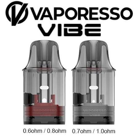 Vaporesso Vibe replacement pods 0.6/0.8Ω and 0.7/1.0Ω