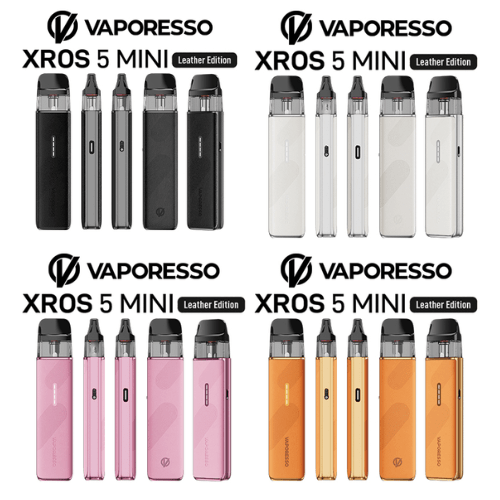 Vaporesso XROS 5 Mini Leather Edition Pod Kit - Coffee and Vape Shop South Africa - Coffee and Vape Shop South Africa