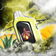 Velocity 25K Puffs disposable vape collection in various yellow flavors