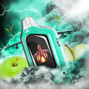 Velocity 25K Puffs disposable vape with green mint-inspired background