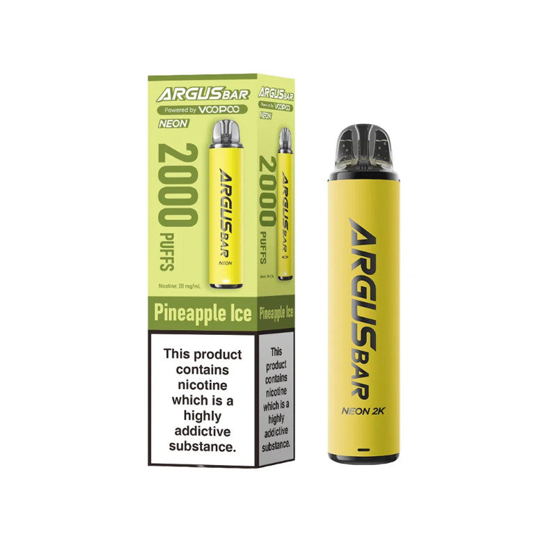 VOOPOO Argus Bar Neon 2K Pineapple Ice 20mg Prefilled Pod Kit