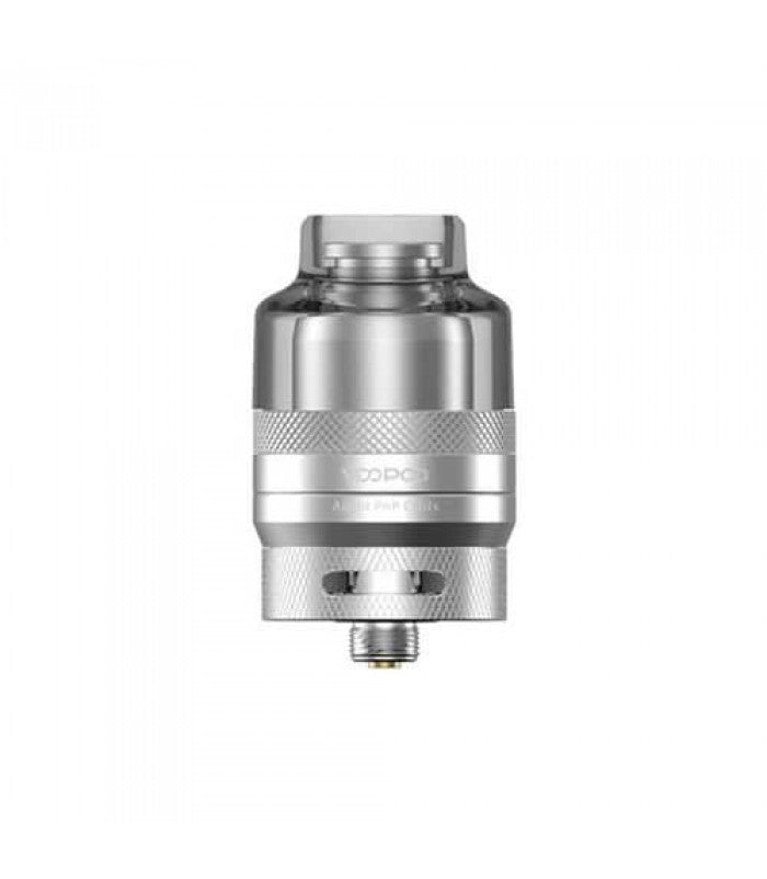 VOOPOO RTA Pod Tank front view with adjustable bottom airflow