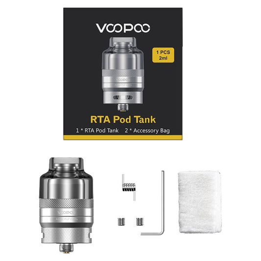 VOOPOO RTA Pod Tank package contents and accessories